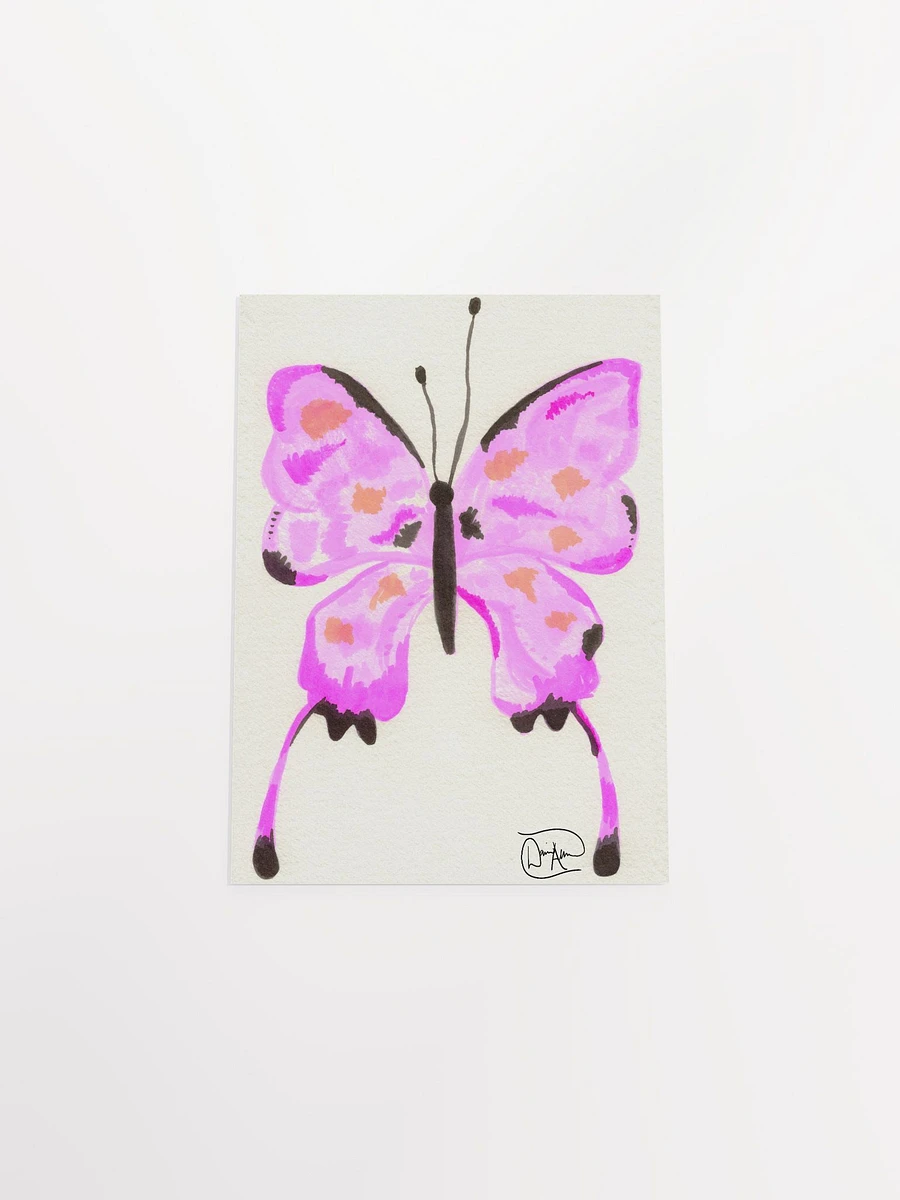 Sunset Butterfly Watercolour Print product image (4)