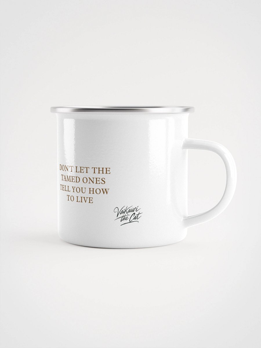 Vaikauri Cat Enamel Mug product image (1)