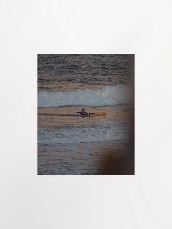 Sunset Serenity Kayak Poster product image (2)