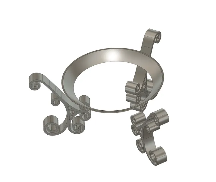 Madame Leota Crystal Ball Stand 3D Model product image (2)