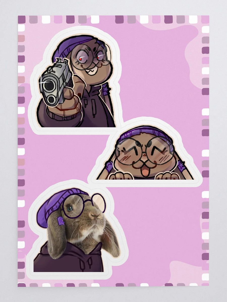 Flammtastic Sticker Sheet 3 (Threat, Peek, Realistic) product image (3)