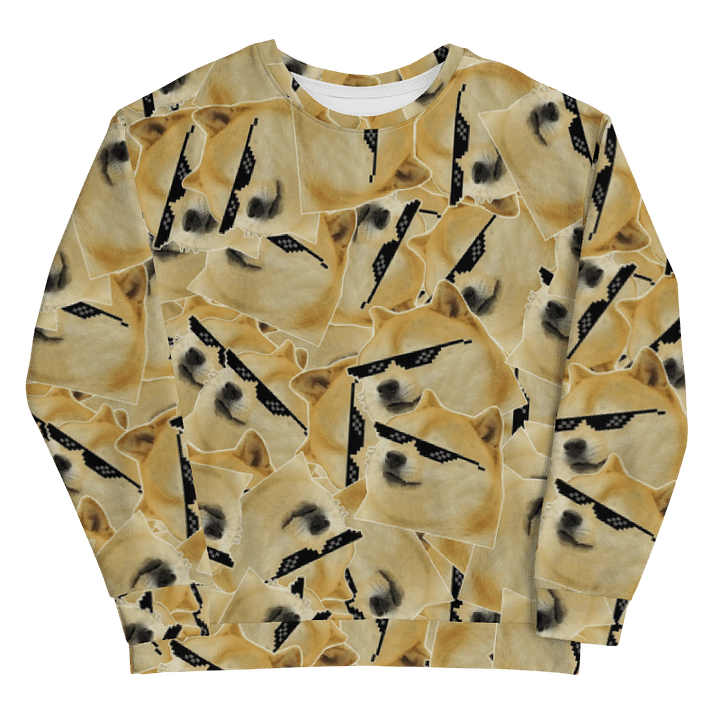 $DOGE Full Printed Unisex Sweatshirt product image (2)
