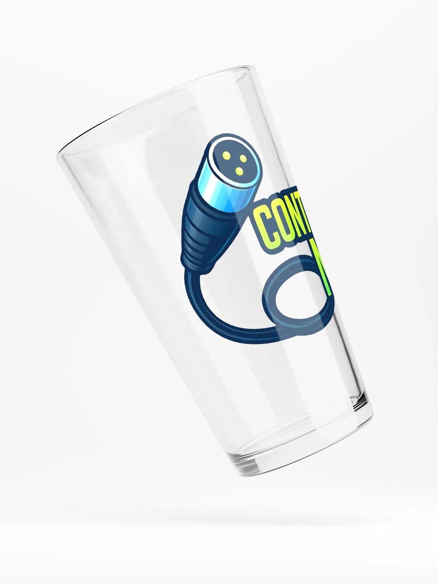 Theatrically Jerry: "Control Me" DMX 3-Pin Cable Pint Glass product image (4)