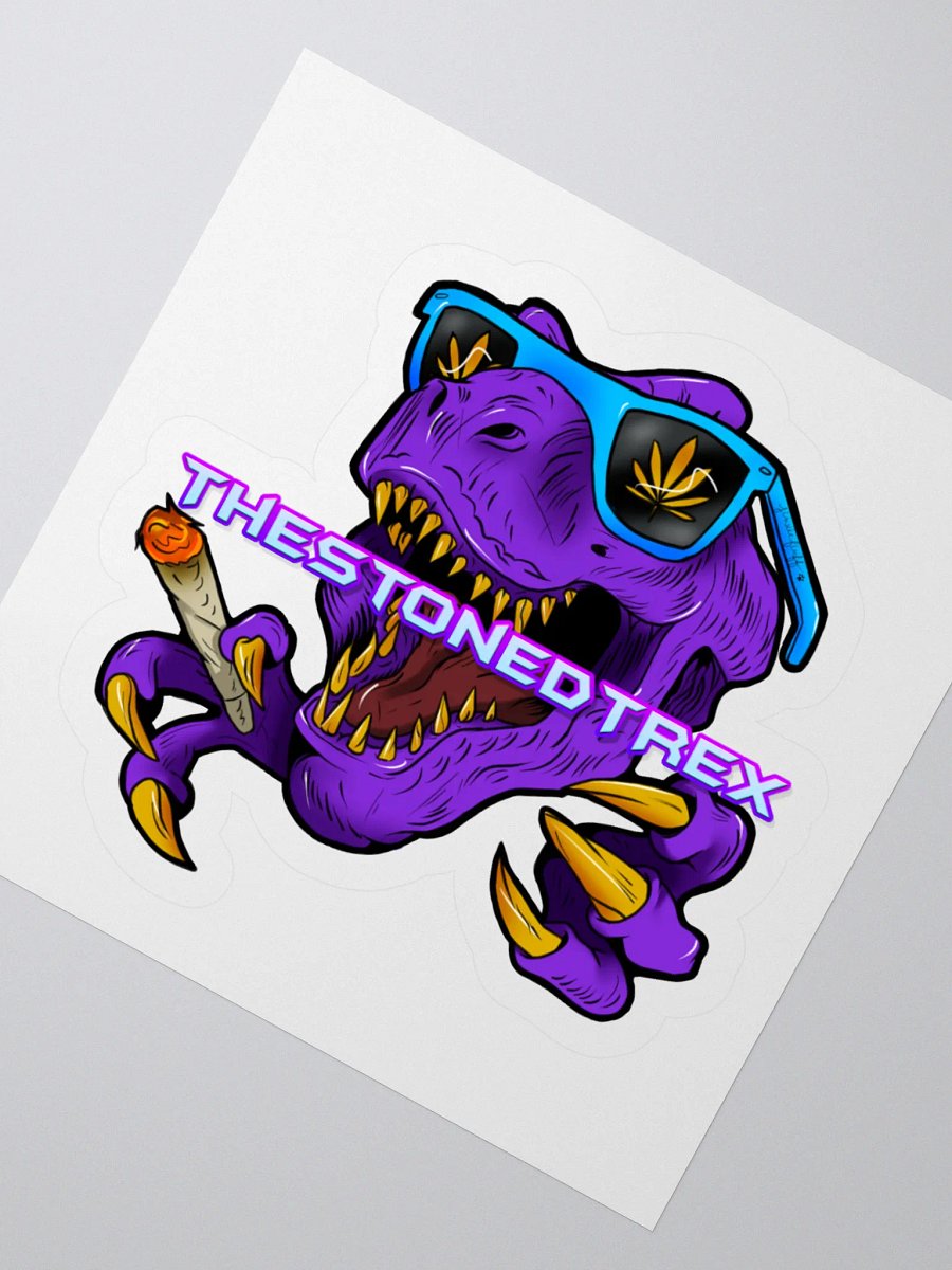 Stoned T Rex Sticker product image (5)