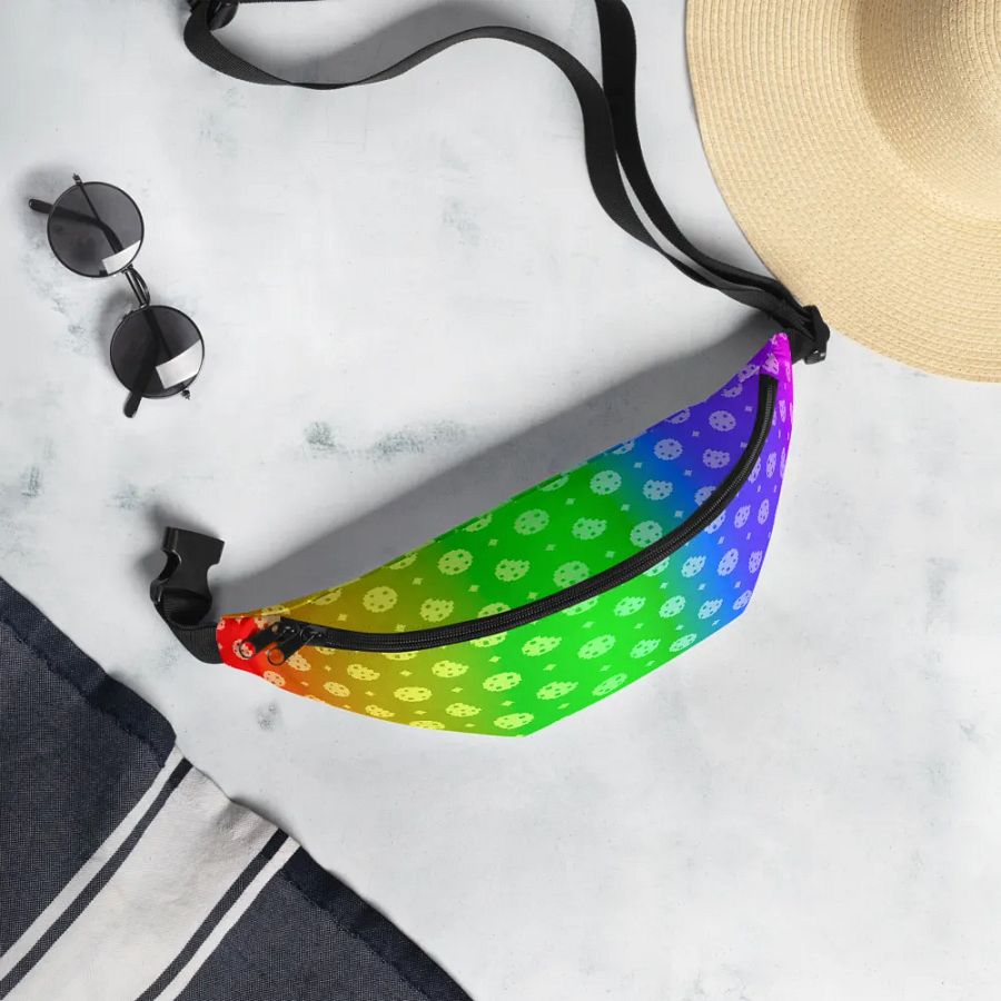 8-Bit Cookie Pattern-Rainbow Fanny Pack product image (6)