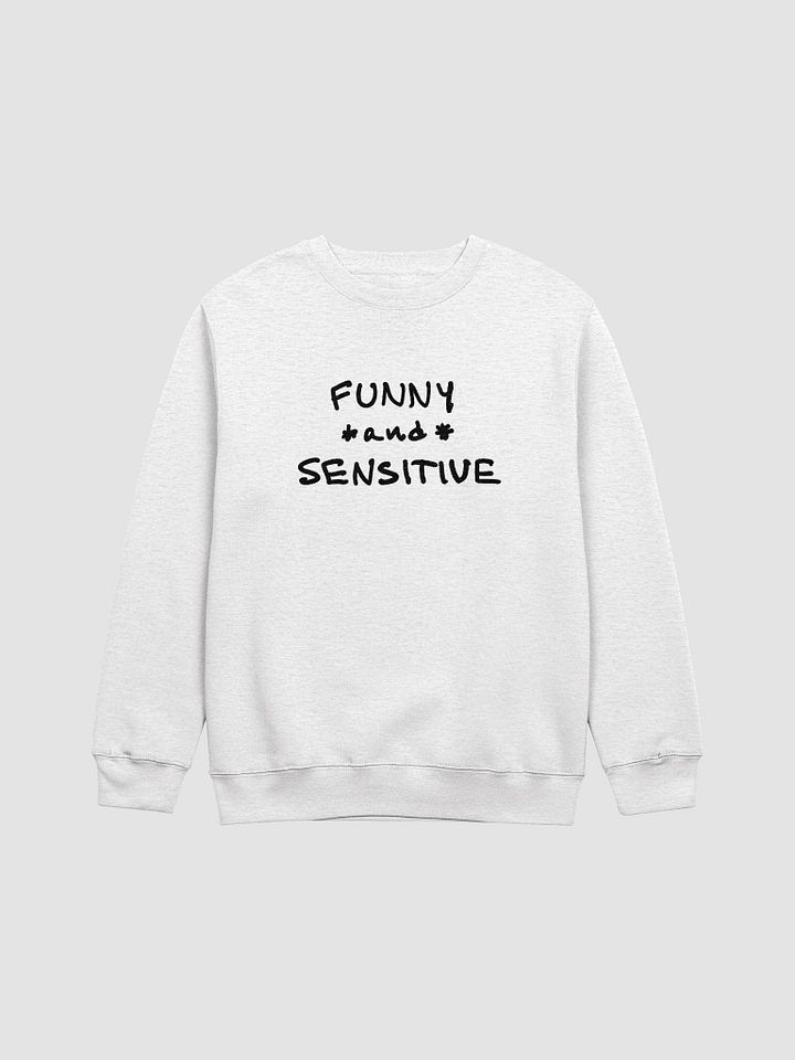 FUNNY *and* SENSITIVE printed crewneck product image (2)