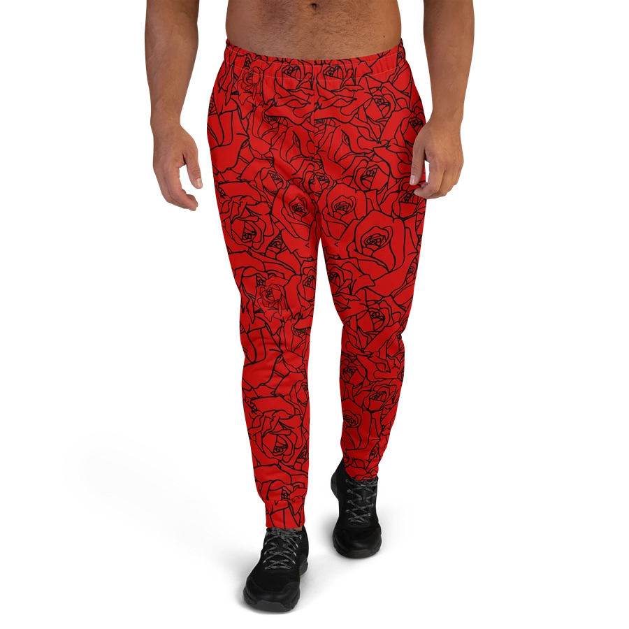 Loads of Roses · red-black joggers product image (1)