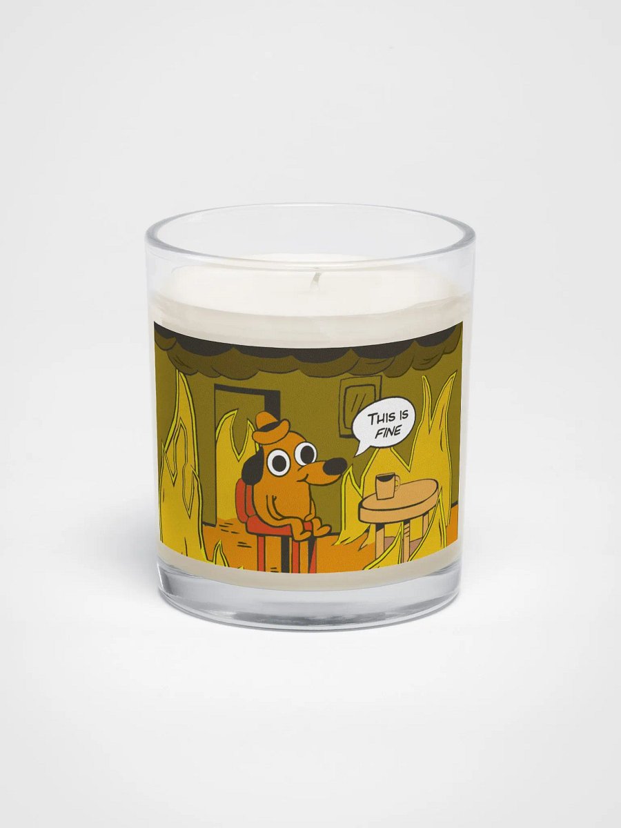 THIS IS FINE Candle product image (1)