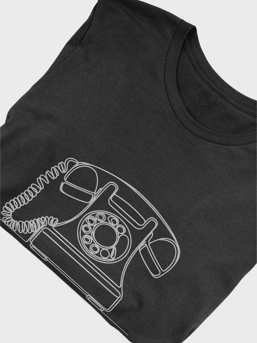 Vintage Telephone Line Drawing T-Shirt product image (48)