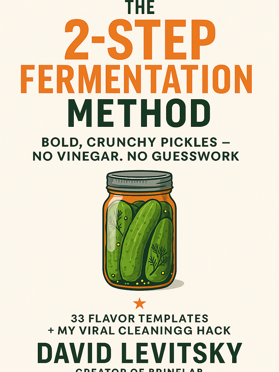 BrineLab: The 2-Step Fermentation Guide for Bold, Crunchy, Probiotic Pickles product image (1)