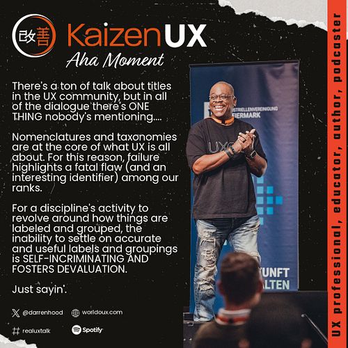 There's a ton of talk about titles in the UX community, but in all of the dialogue there's ONE THING nobody's mentioning.... ...