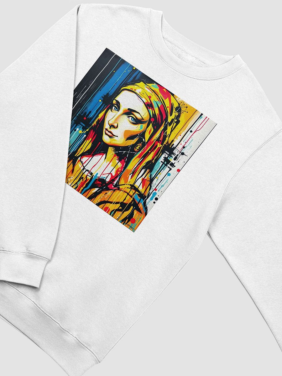 Serene Street Art Woman Crewneck product image (3)