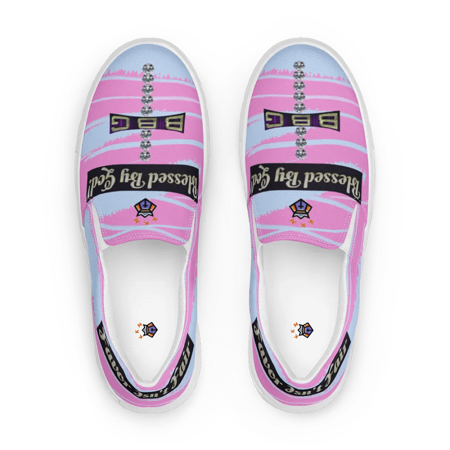 BBG Pink and Light Blue Women's Slip On product image (7)