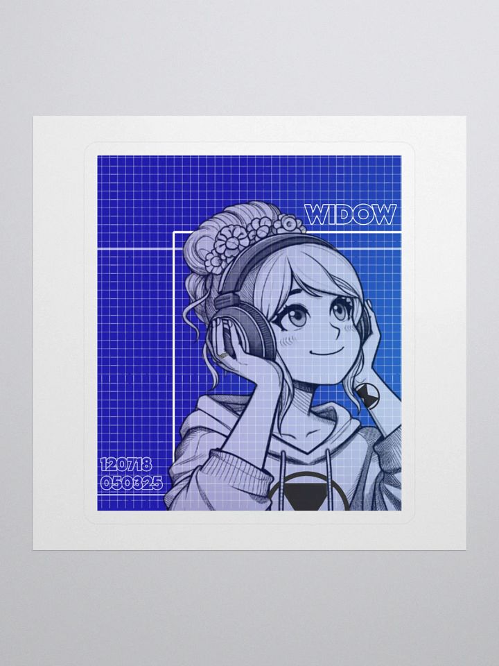 Widow Blueprint Sticker product image (2)