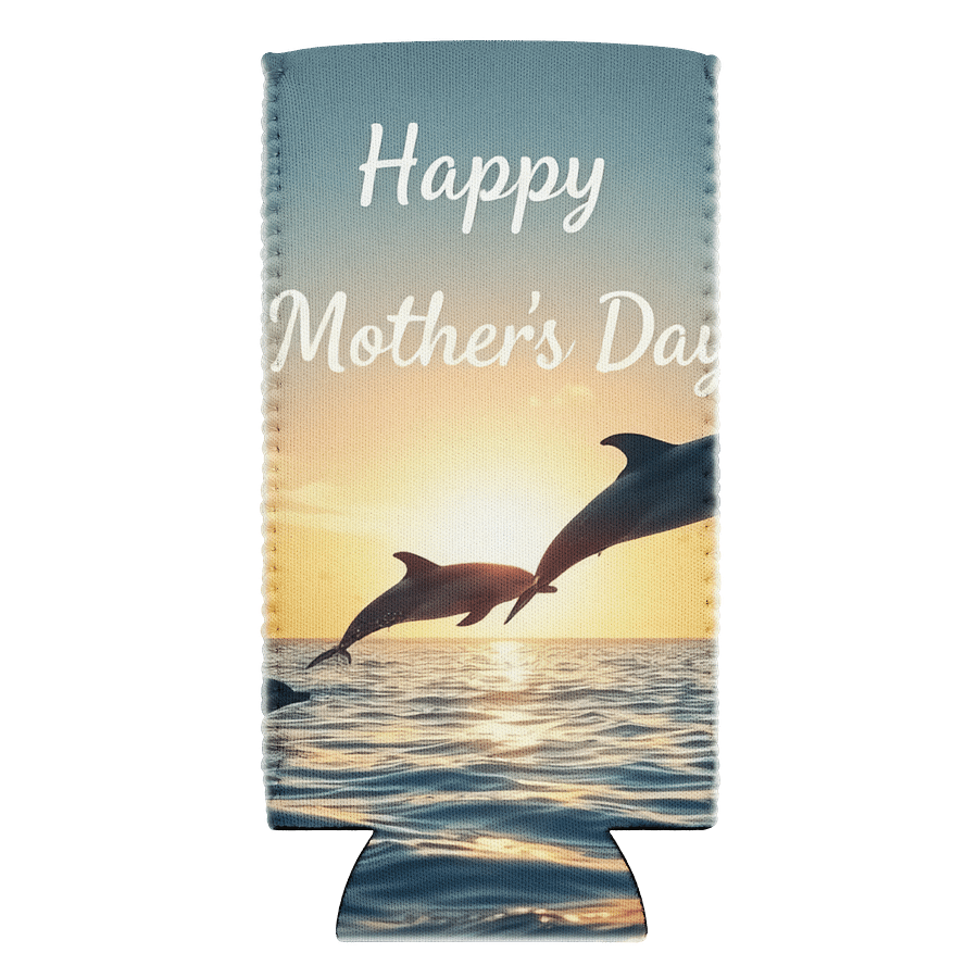 Sunset Dolphins Mother's Day Coozie product image (2)