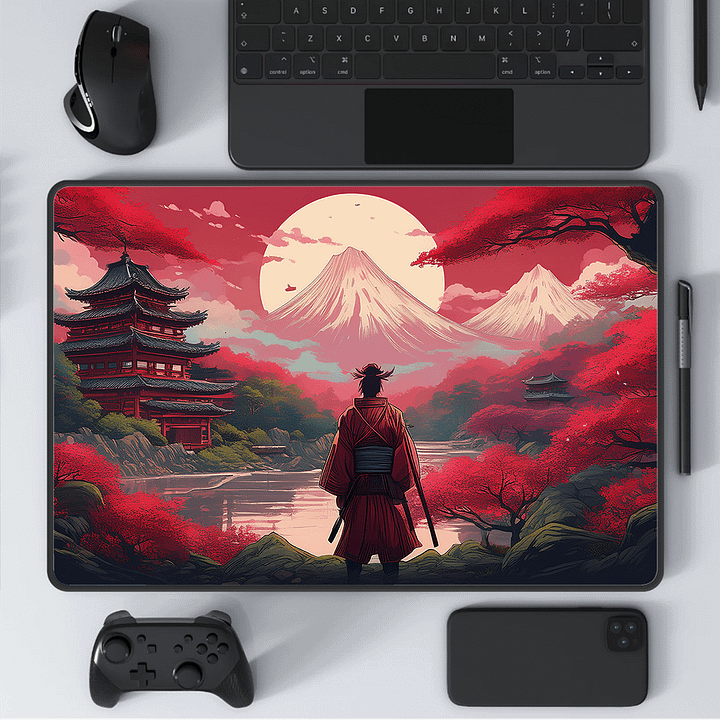 Crimson Warrior Large Mouse Pad (12 x 18) product image (1)