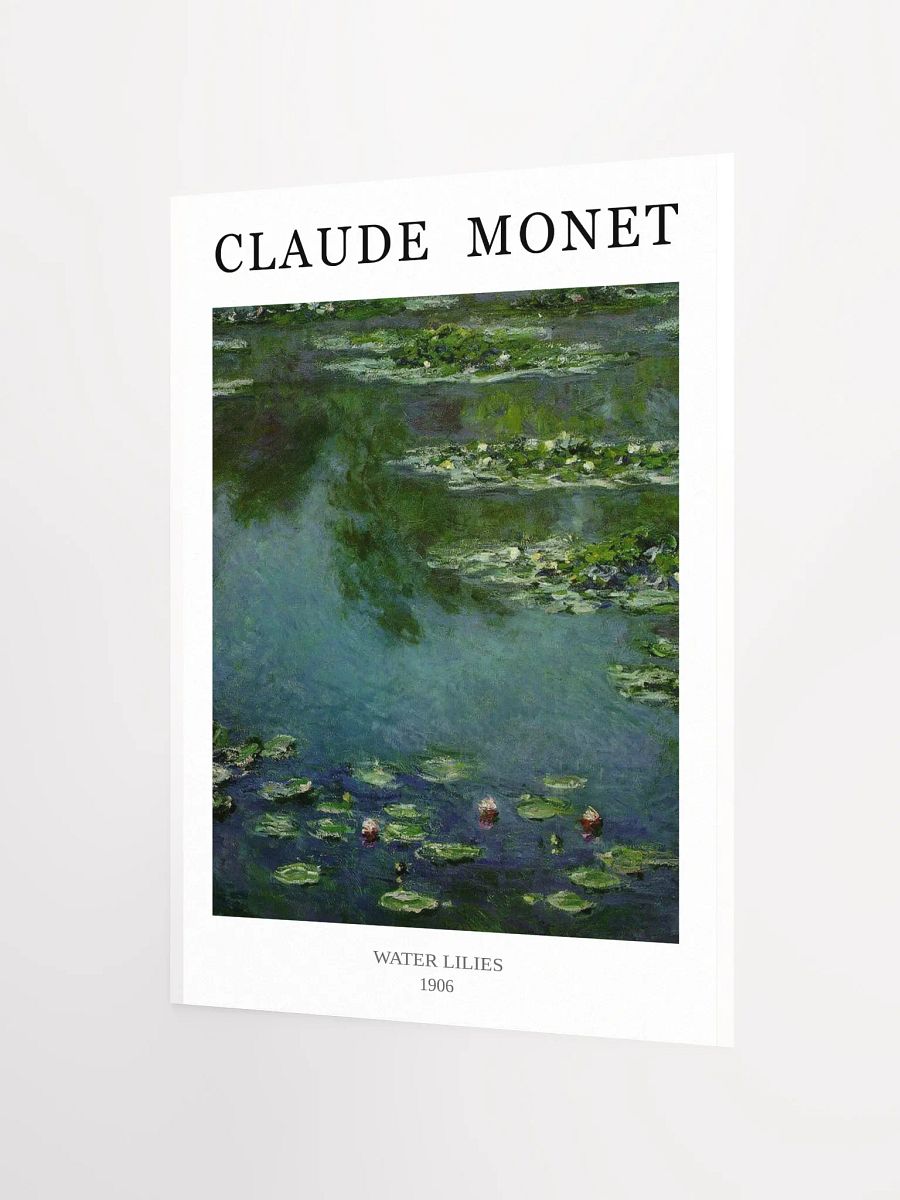 Classic art poster 'Water Lilies' by Claude Monet product image (6)