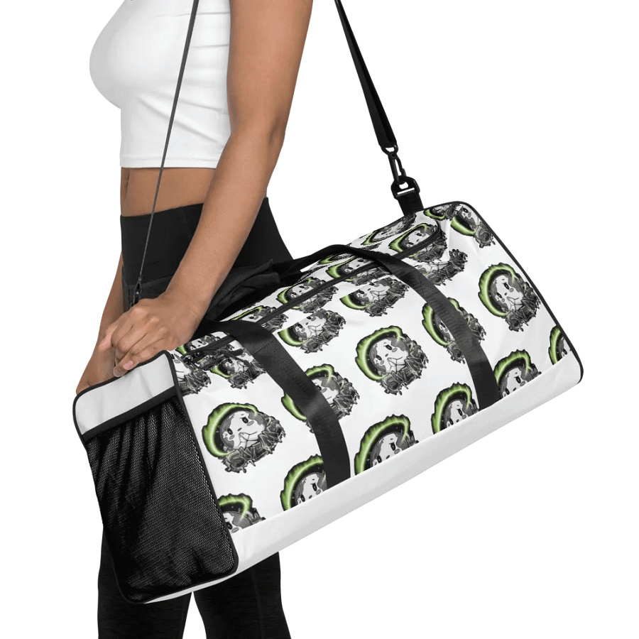 Save Me: A Plea from Planet Earth White Duffle Bag 🌍 product image (5)