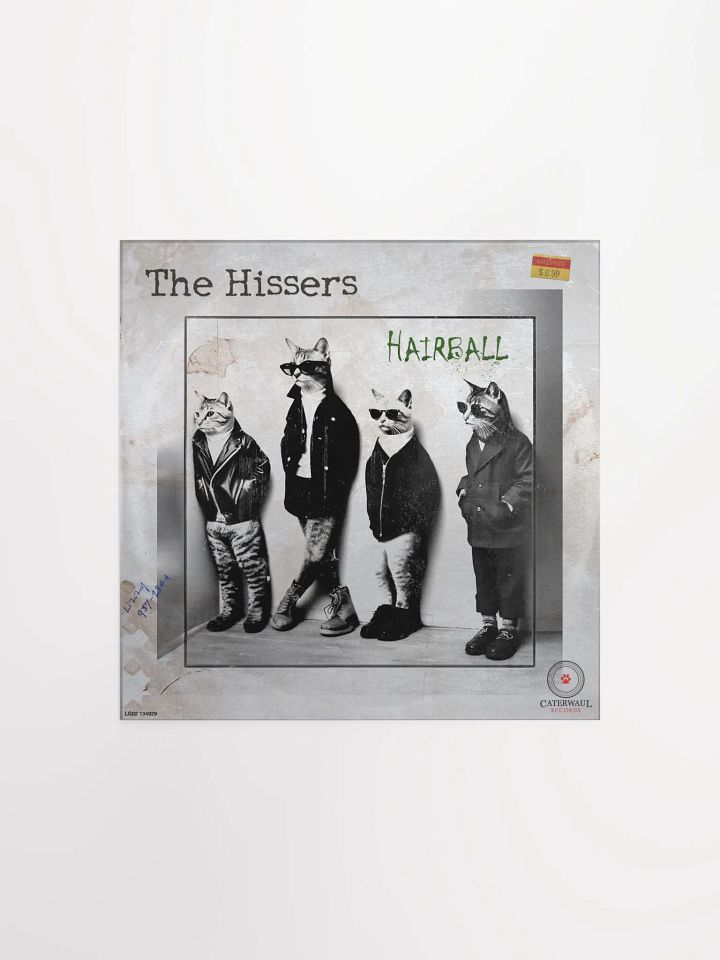 The Hissers poster - Album jacket (front) - 12
