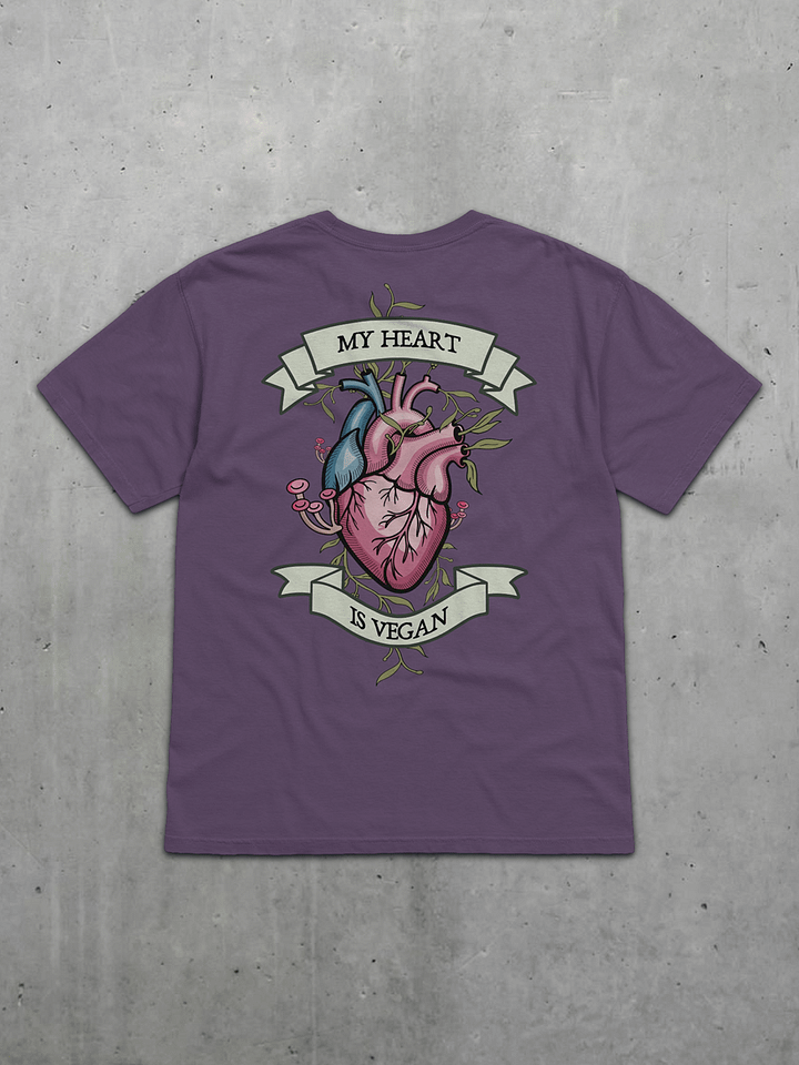 My Heart Is Vegan Tee product image (13)
