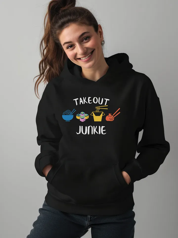 Takeout Junkie - Gildan Classic Hoodie - Dark Colors product image (1)