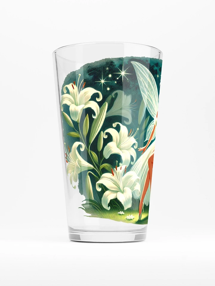 Enchanted Lily Fairy 16 oz Glass - Fairytale Glassware product image (2)