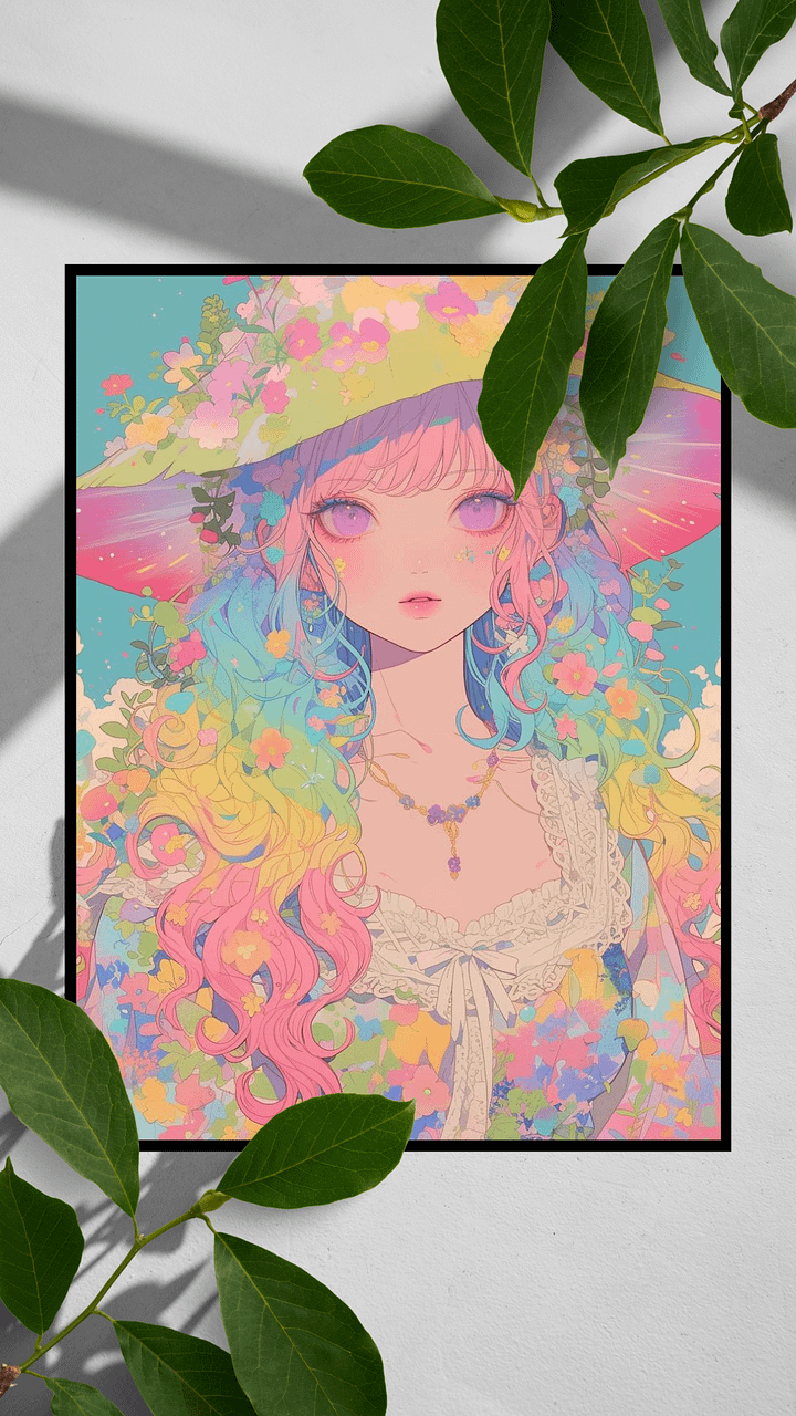 Pastel Puffball on Matte Paper Poster product image (1)