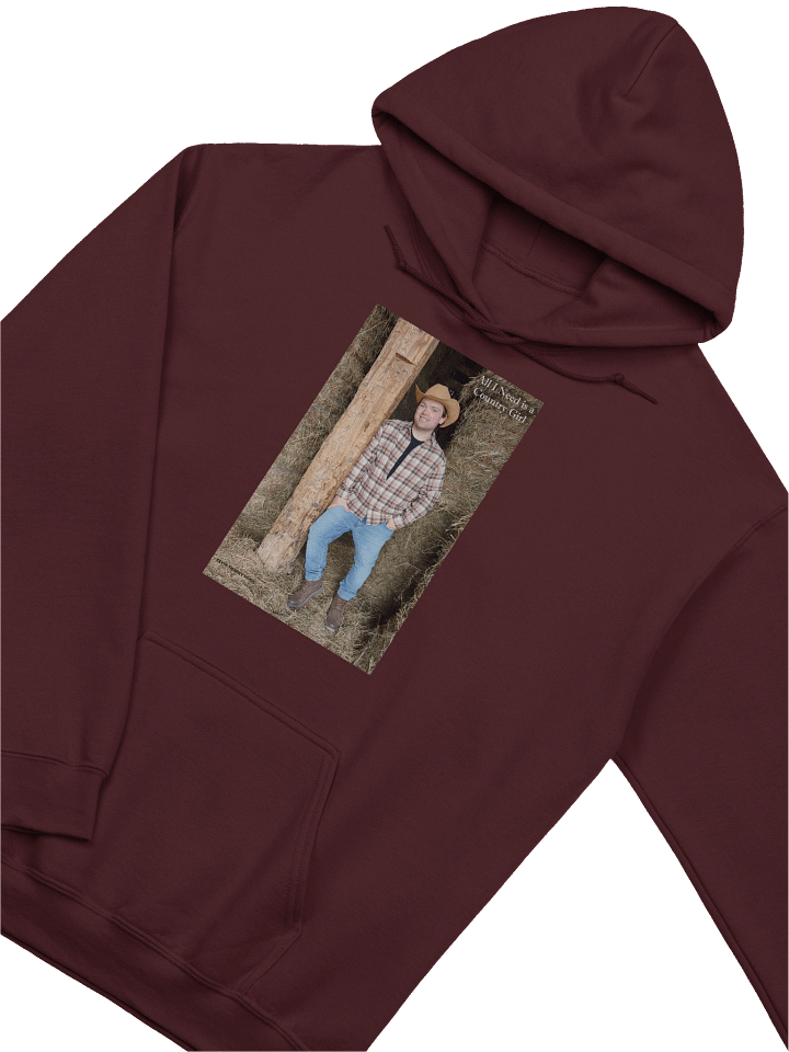All I Need is a Country Girl Barn Post Lean Hoodie product image (2)