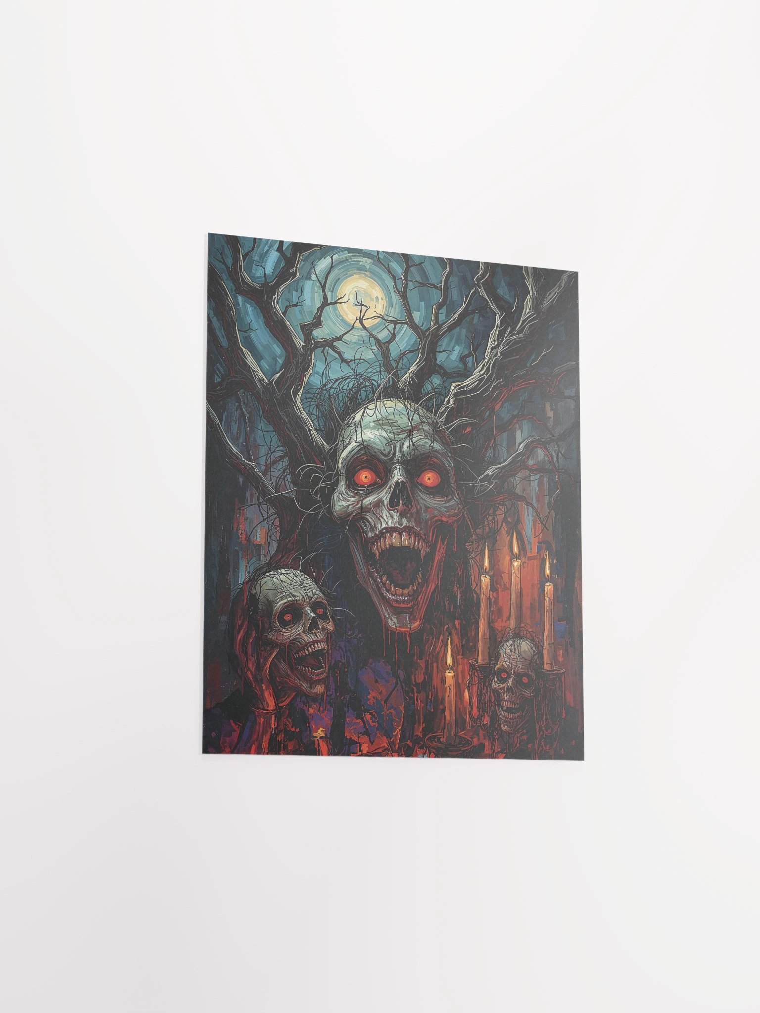 Screams Beneath the Moon Matte Poster product image (18)