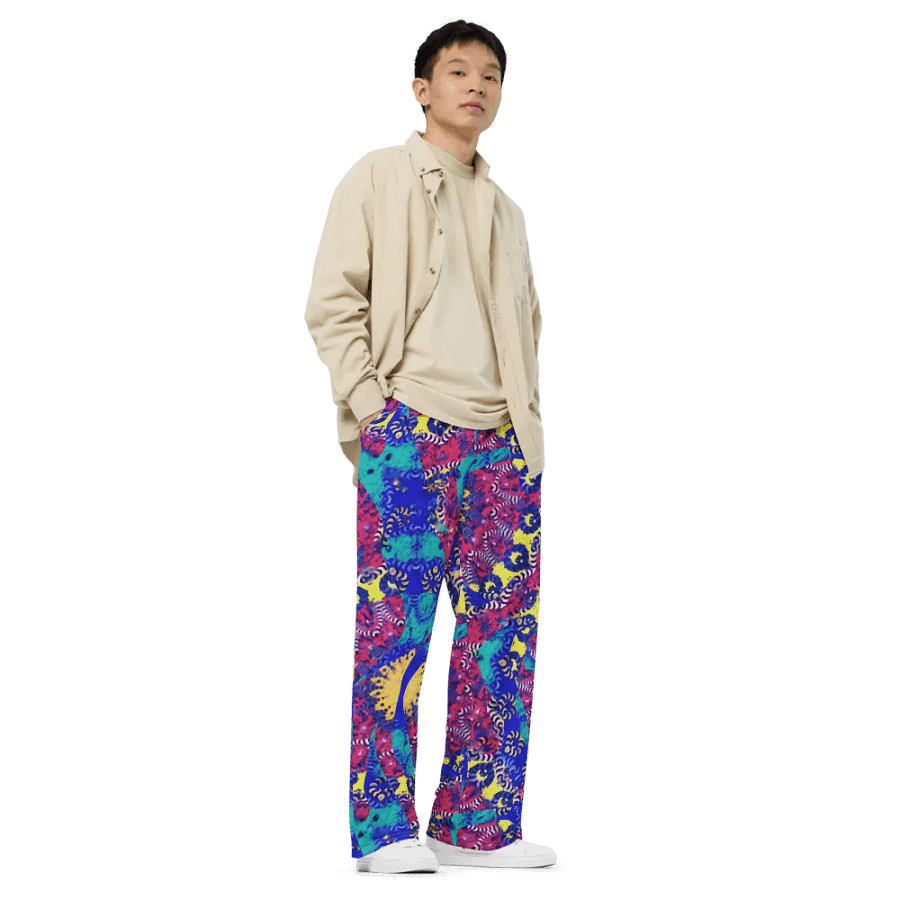 Caribbean Grafiti Wideleg Pants product image (3)