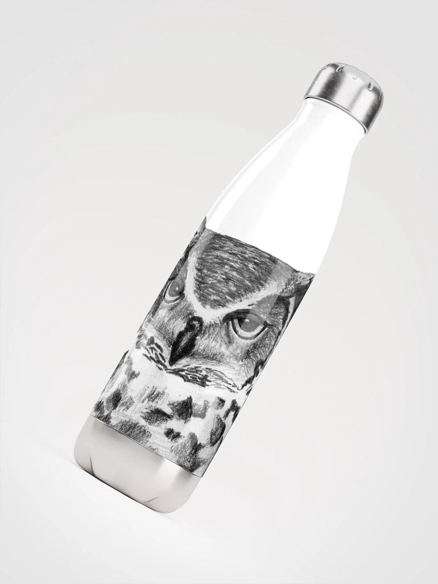 Owl Drawing Water Bottle product image (4)