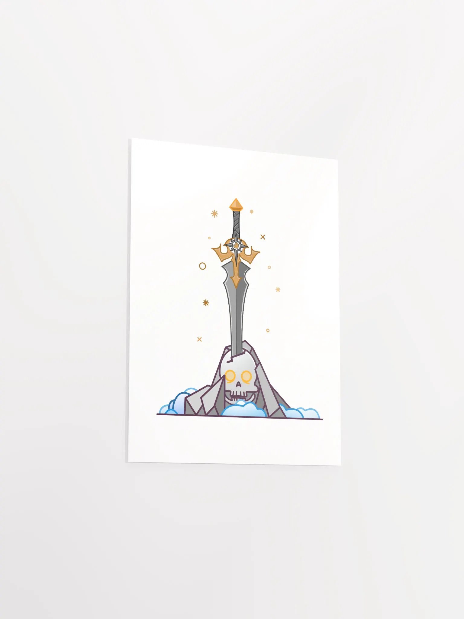 Sword in the Skull - Argent Variation - Poster product image (3)
