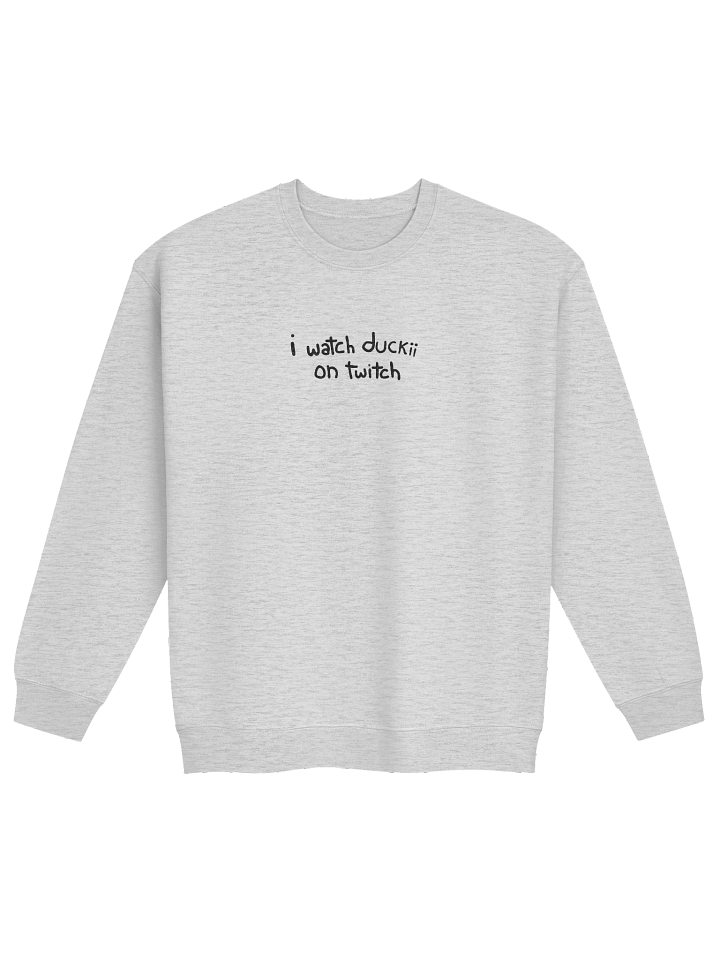 i watch duckii on twitch crewneck product image (1)