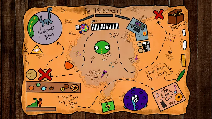 Basement Map Desktop Wallpaper product image (1)