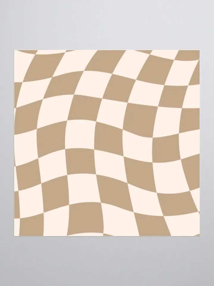 Brown preppy area sticker product image (1)