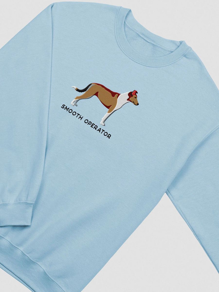 Smooth Operator Sweatshirt (Embroidered) of a Smooth Collie(Tan) product image (6)