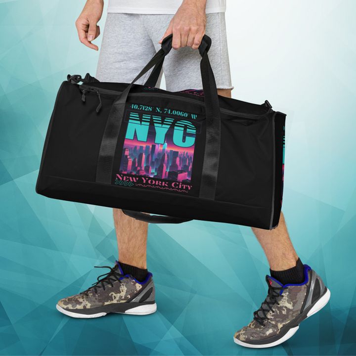 NYC New York City Graphic Duffel Bag product image (2)