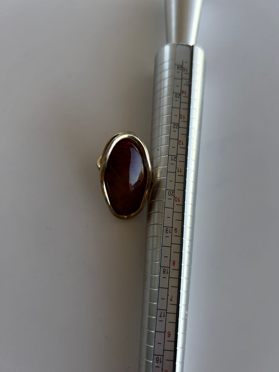 Baltic Amber 925 Sterling Silver Adjustable Ring product image (7)