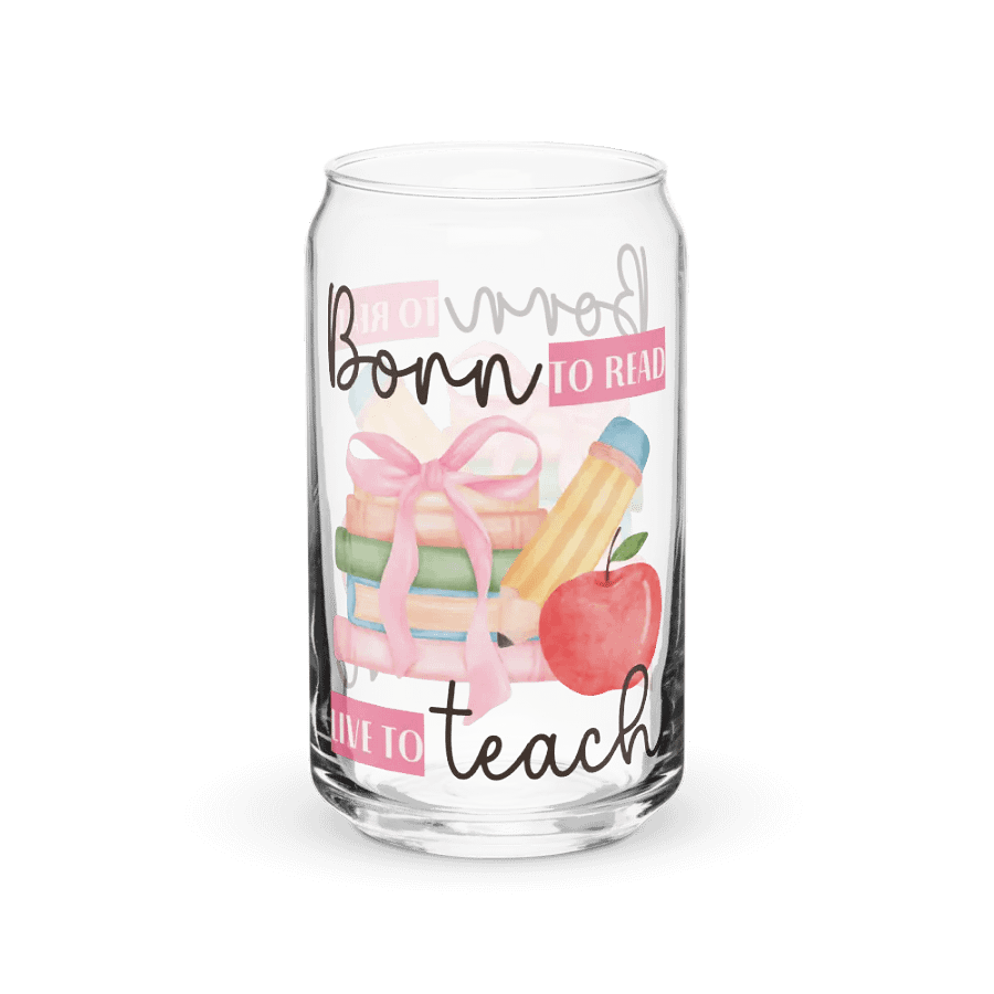 Ice Coffee Watercolor Glass Tumbler Gift For A Teacher product image (10)