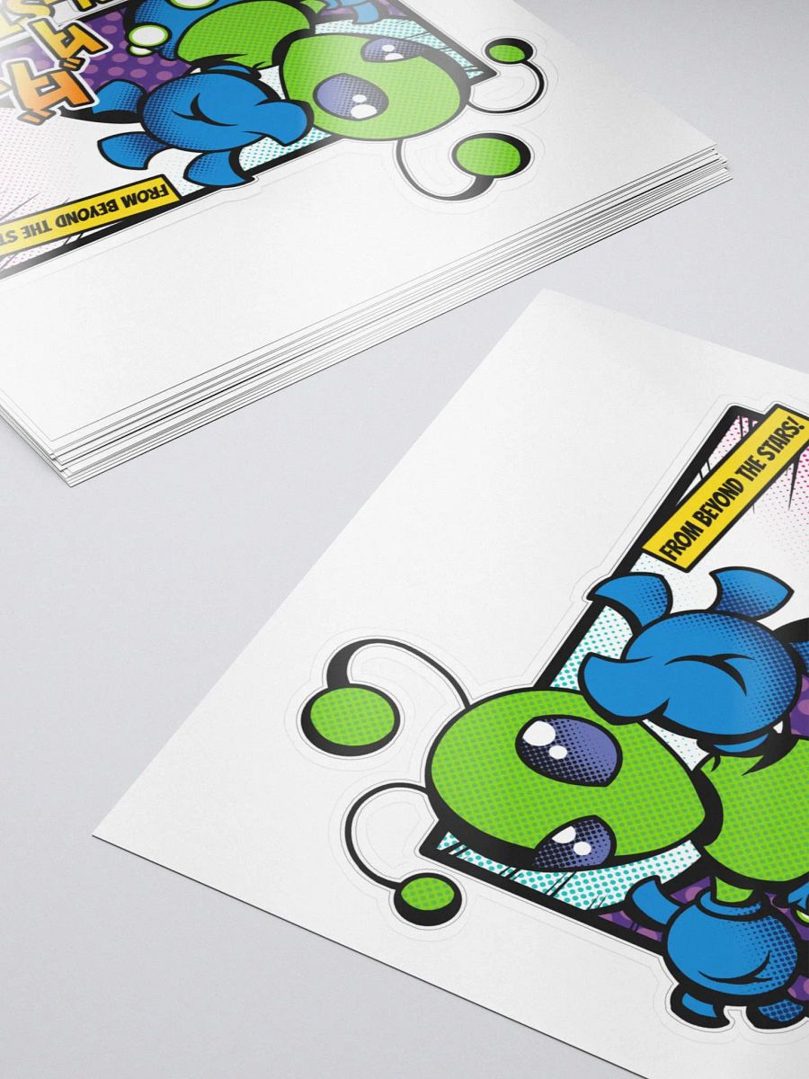 Wave 5 - Astro Comic Panel Kiss Cut Sticker product image (6)