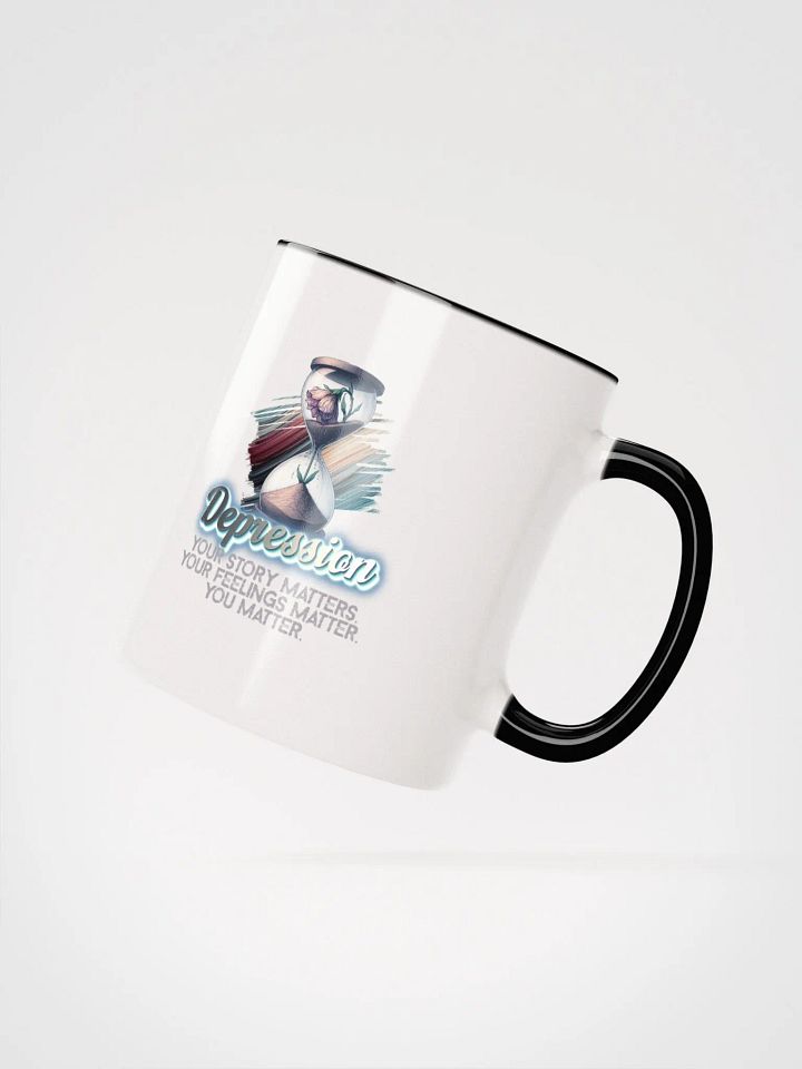Depression Ceramic Mug with Color Inside product image (14)