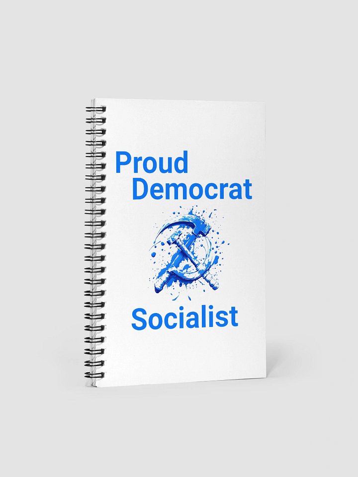 Proud Democrat Socialist Notebook product image (1)