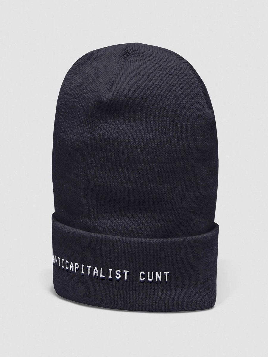 ANTICAPITALIST C*NT cuffed beanie product image (27)