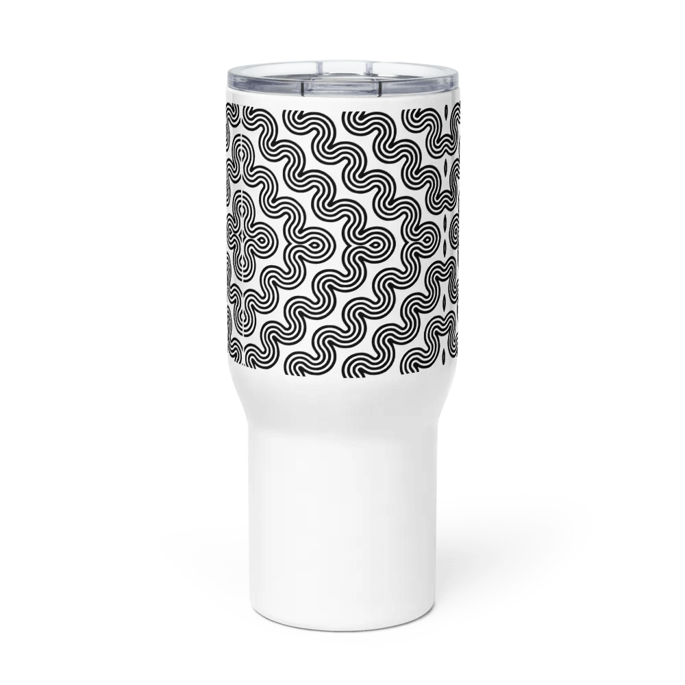 Monochrome Maze 25 oz Travel Mug product image (7)
