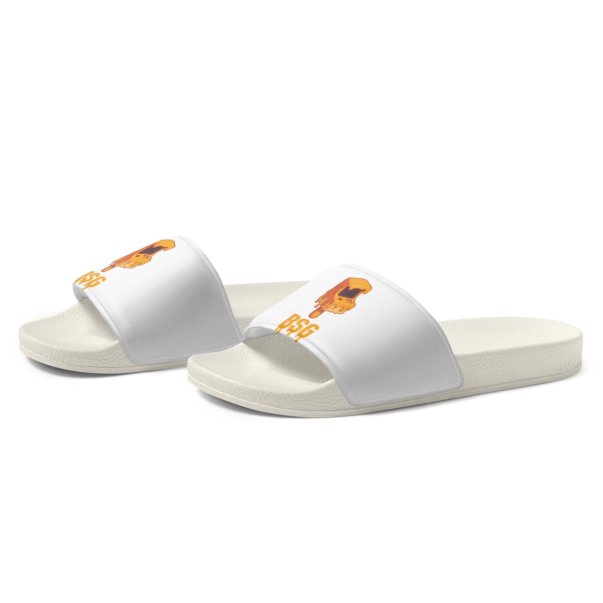 WHITE Melty BSG Slides (MENS SIZES) product image (1)