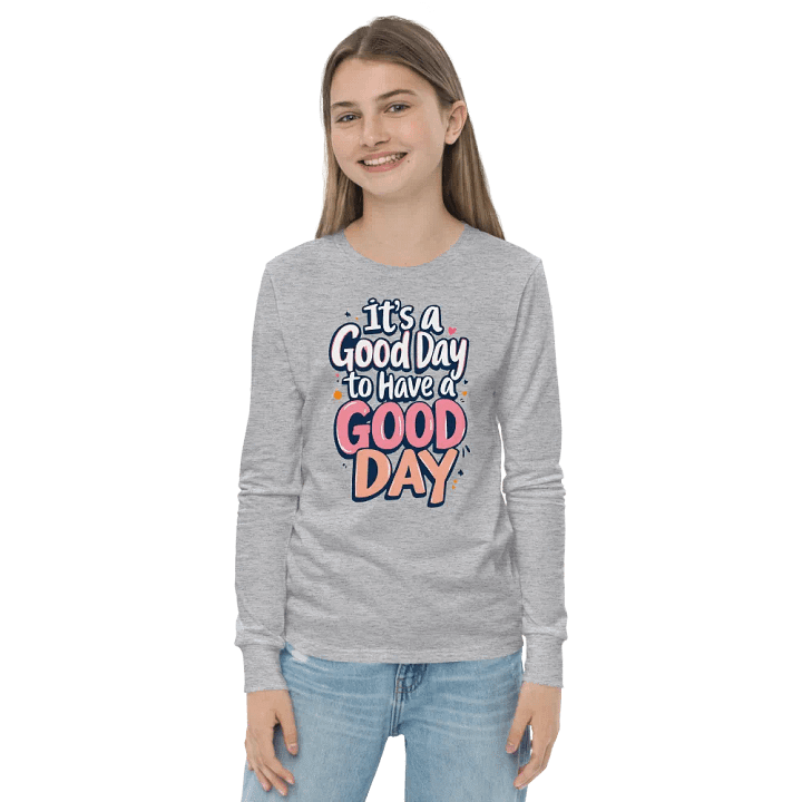 Good Day Vibes Youth Long Sleeve Tee product image (21)