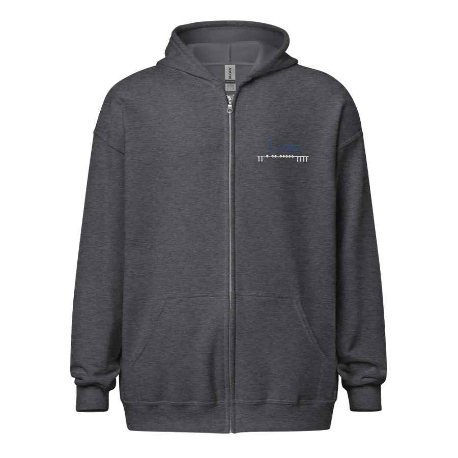Laois Scholastic Style Ogham embroidered Zip Hoodie product image (3)