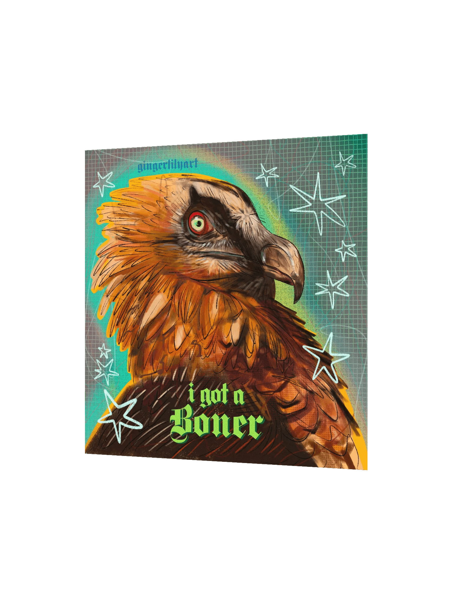 bearded vulture print product image (4)