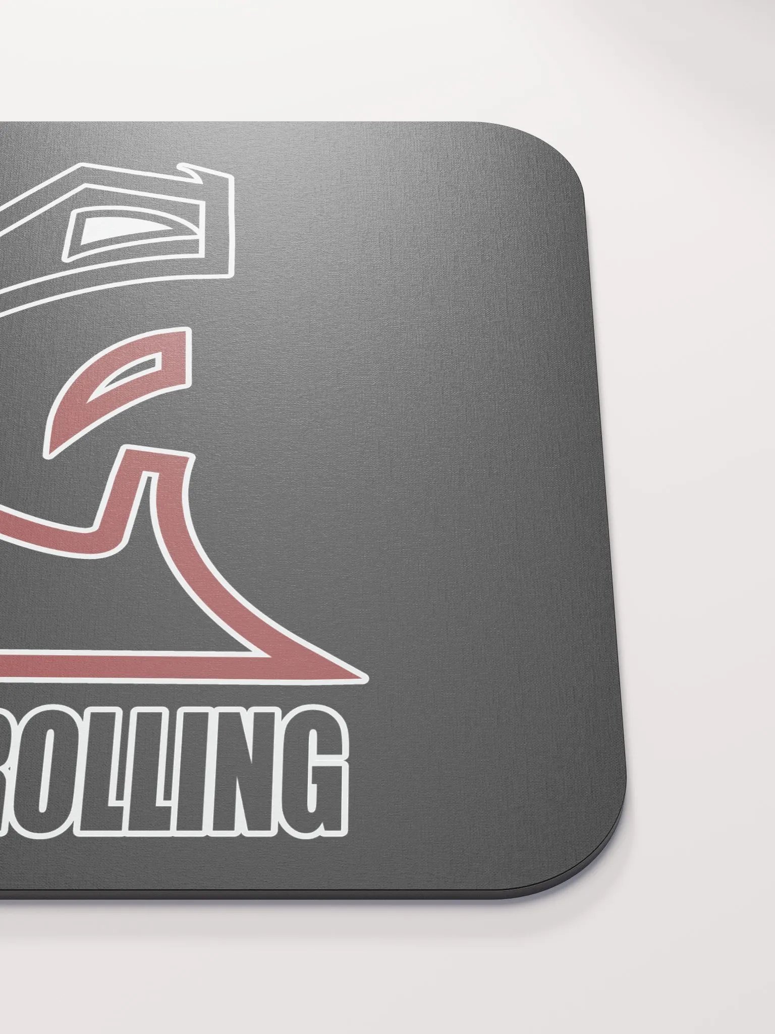 Panic Rolling Logo Black Mouse Pad product image (5)