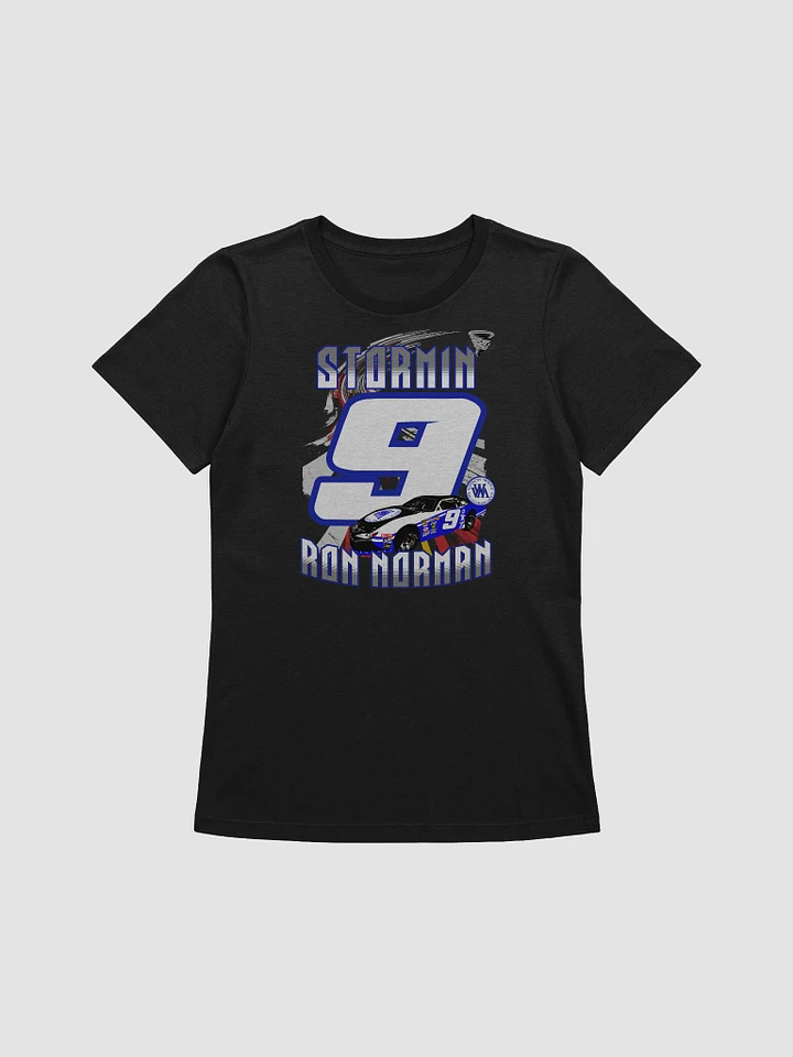 Stormin Ron Norman #9 Vision West Motorsports Women's T-Shirt front print product image (9)